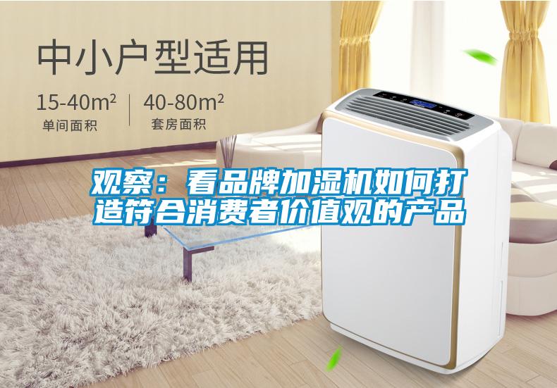 观察：看品牌加湿机如何打造符合消费者价值观的产品