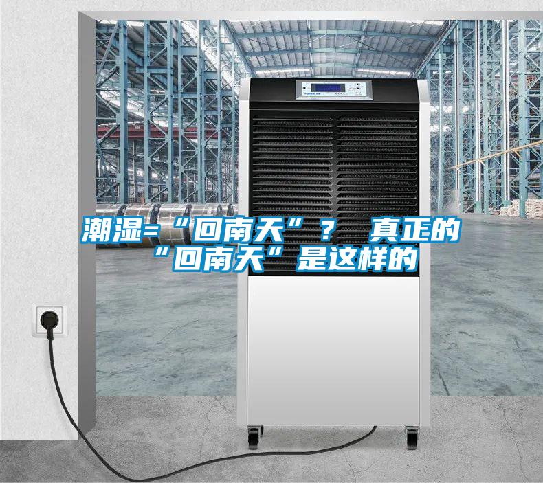 潮湿=“回南天”？ 真正的“回南天”是这样的