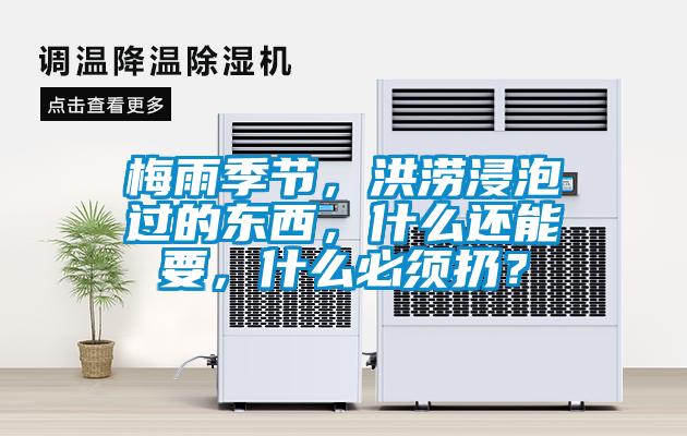 梅雨季节，洪涝浸泡过的东西，什么还能要，什么必须扔？