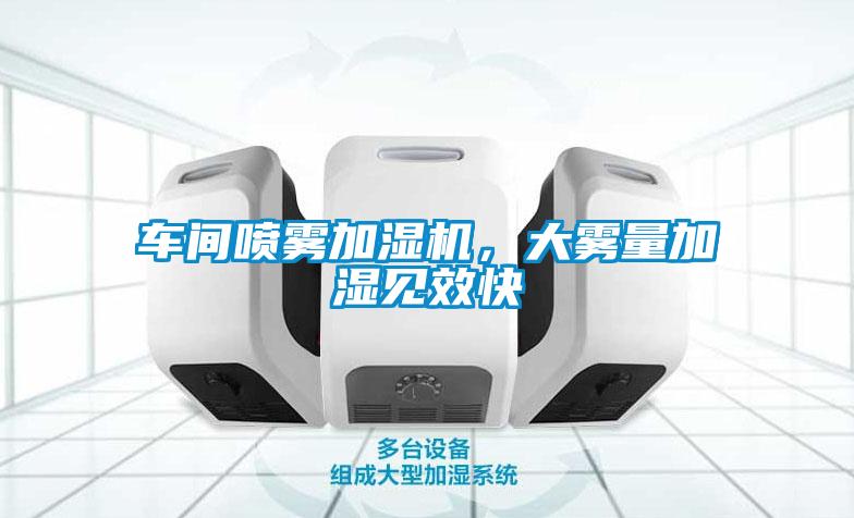车间喷雾加湿机，大雾量加湿见效快