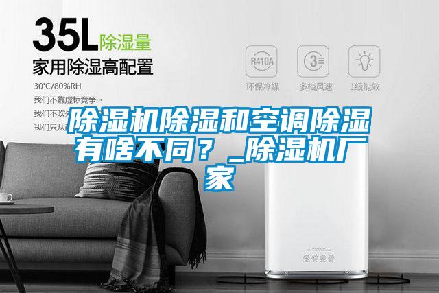 蜜柚直播APP正版下载除湿和空调除湿有啥不同？_蜜柚直播APP正版下载厂家