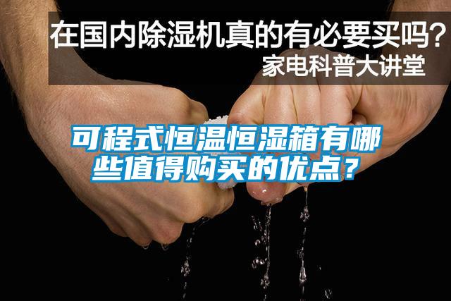 可程式恒温恒湿箱有哪些值得购买的优点？