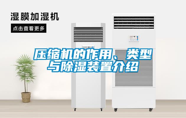 压缩机的作用、类型与除湿装置介绍