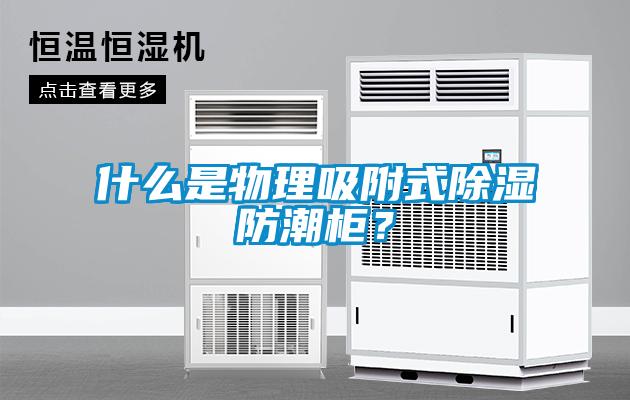 什么是物理吸附式除湿防潮柜？