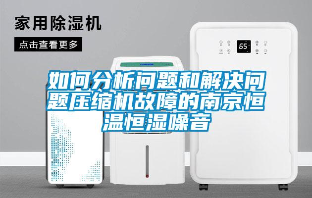 如何分析问题和解决问题压缩机故障的南京恒温恒湿噪音