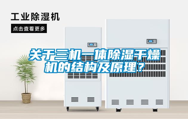 关于三机一体除湿干燥机的结构及原理？