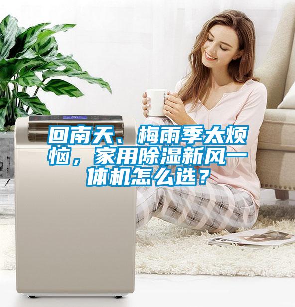 回南天、梅雨季太烦恼，家用除湿新风一体机怎么选？