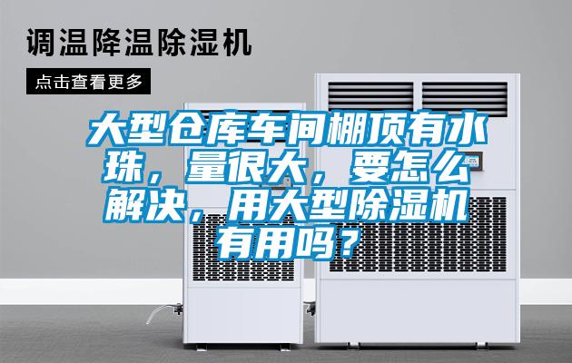 大型仓库车间棚顶有水珠，量很大，要怎么解决，用大型蜜柚直播APP正版下载有用吗？