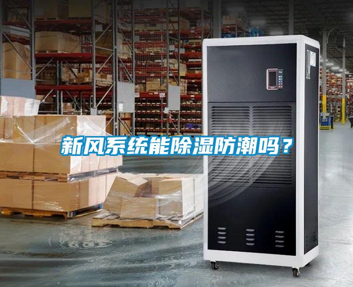 新风系统能除湿防潮吗？