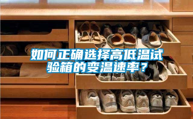 如何正确选择高低温试验箱的变温速率？