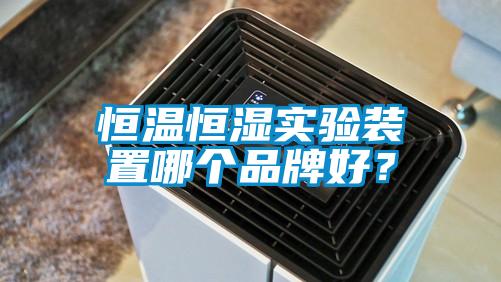 恒温恒湿实验装置哪个品牌好？
