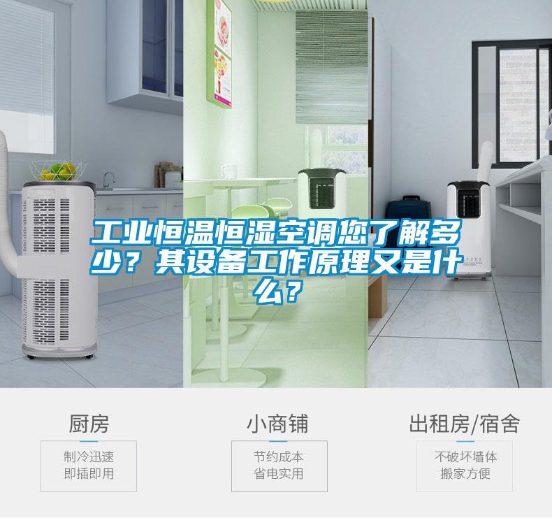 工业恒温恒湿空调您了解多少？其设备工作原理又是什么？