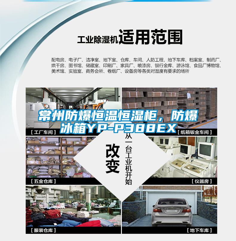 常州防爆恒温恒湿柜，防爆冰箱YP-P388EX