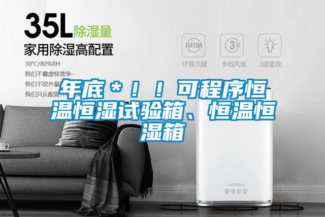 年底＊！！可程序恒温恒湿试验箱、恒温恒湿箱