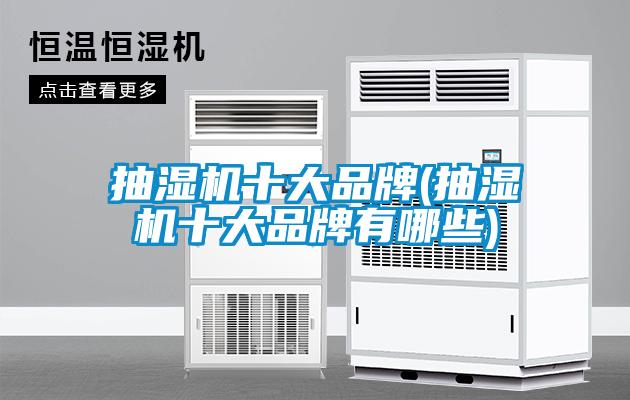 抽湿机十大品牌(抽湿机十大品牌有哪些)
