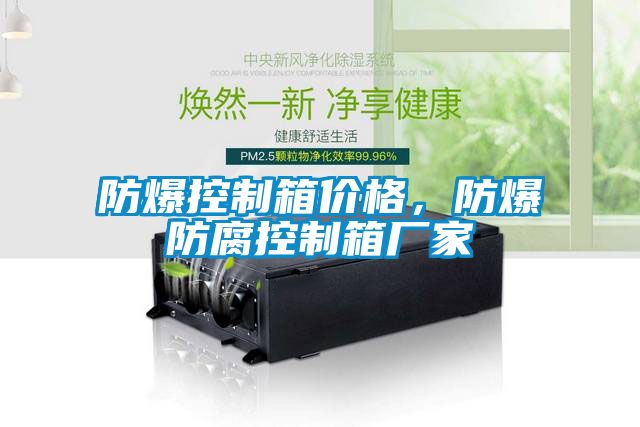 防爆控制箱价格，防爆防腐控制箱厂家