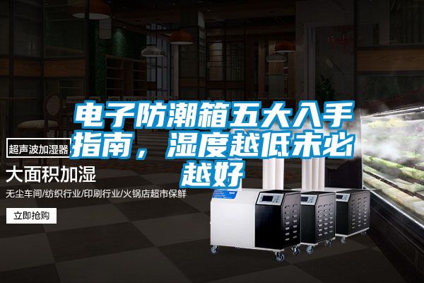 电子防潮箱五大入手指南，湿度越低未必越好