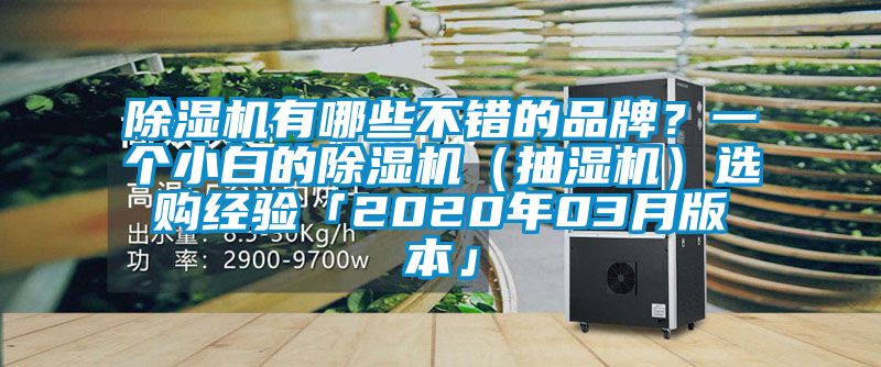 蜜柚直播APP正版下载有哪些不错的品牌？一个小白的蜜柚直播APP正版下载（抽湿机）选购经验「2020年03月版本」