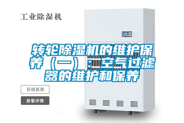 转轮蜜柚直播APP正版下载的维护保养（一）：空气过滤器的维护和保养