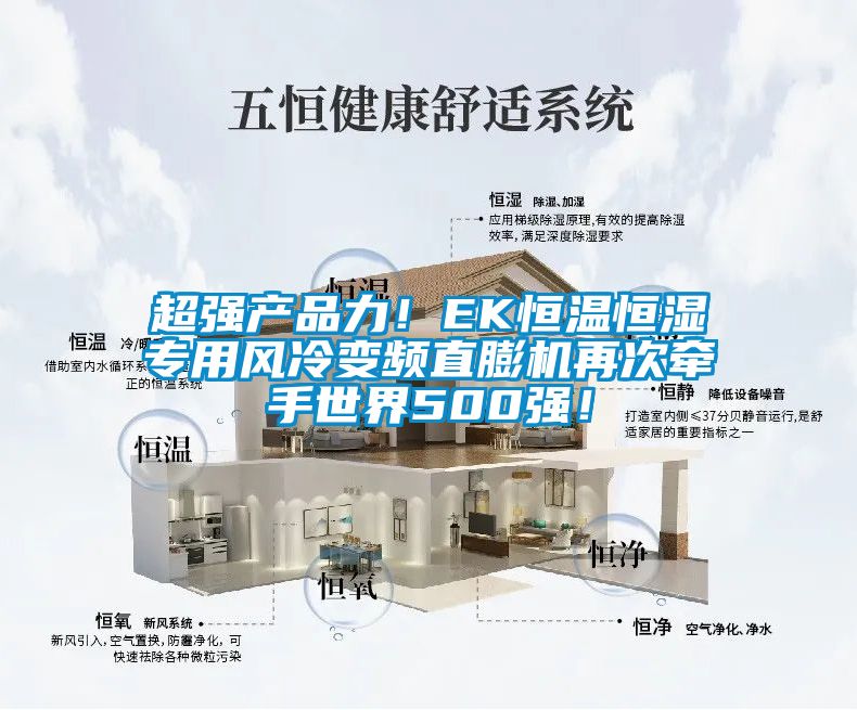 超强产品力！EK恒温恒湿专用风冷变频直膨机再次牵手世界500强！