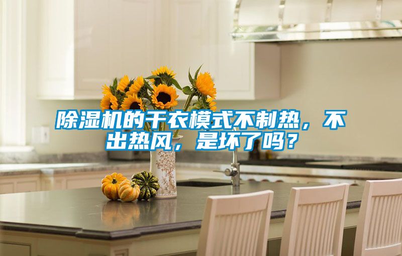蜜柚直播APP正版下载的干衣模式不制热，不出热风，是坏了吗？