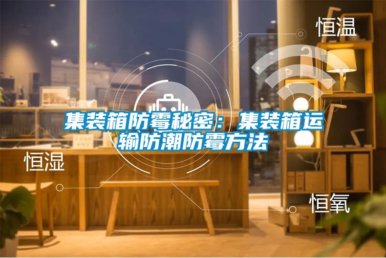 集装箱防霉秘密：集装箱运输防潮防霉方法